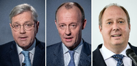 Drei Bewerber um den CDU-Vorsitz