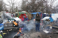 Berlin stellt Obdachlose an Rummelsburger Bucht vor die Wahl