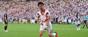 Ohne Wataru Endo wäre der VfB vielleicht schon abgestiegen.