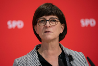 Saskia Esken, Bundesvorsitzende der SPD Foto: dpa/Michael Kappeler