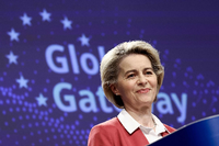 Hat Pläne gegen Chinas Einfluss: EU-Kommissionspräsidentin Ursula von der Leyen Foto: AFP/Kenzo Tribouillard