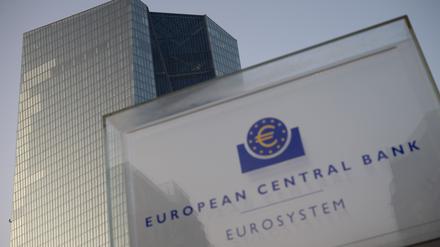 Gebäude der Europäischen Zentralbank (EZB) in Frankfurt am Main.