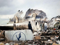 Das bisher schwerste Unglück der deutschen Lufthansa ereignete sich 1974 in Nairobi. Die Boeing 747 "Hessen" stürzte kurz nach dem Start in der kenianischen Hauptstadt ab, wobei 59 Menschen starben. Die 98 weiteren an Bord befindlichen Menschen überlebten teilweise unverletzt. Das Flugzeug befand sich auf dem Weg von Frankfurt am Main nach Johannesburg. Unglücksursache war menschliches Versagen.