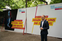 FDP-Spitzenkandidat Sebastian Czaja will mit dem Thema Zukunft bei den Wählern punkten. Foto: FDP Berlin