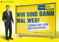 Wahlwerbung der FDP in Thüringen Foto: FDP