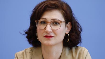 Ferda Ataman, Antidiskiminierungsbeauftragte des Bundes. 