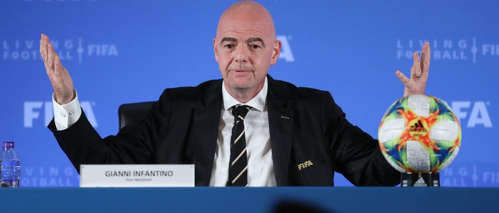 Fifa-Boss Infantino findet: Jedes der Mitgliederländer habe das Recht, sich zu bewerben. 