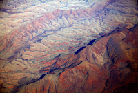 Ausgetrocknete Flussbetten und Hügel in der Region Pilbara in Westaustralien. Foto: REUTERS/David Gray