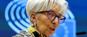 EZB-Chefin Christine Lagarde diskutiert am Donnerstag erneut über die Zinspolitik der Notenbank. 