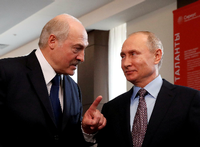 Der belarussische Präsident Alexander Lukaschenko und Russlands Präsident Wladimir Putin. Foto: REUTERS/Sergei Chirikov