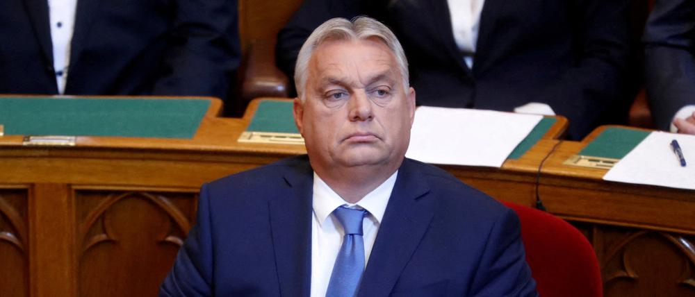 Ungarns Premier Viktor Orbán: EU-Haushalt als Druckmittel
