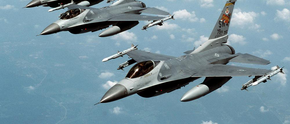Die amerikanischen F-16-Kampfjets sind das Herzstück der neuen Waffenlieferungen an die Ukraine.