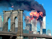 Der Anschlag auf das World Trade Center am 11. September 2001 Foto: REUTERS/Sara K. Schwittek