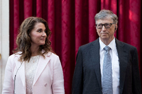 Bill Gates und Melinda Gates im Jahr 2017 Foto: Reuters/Kamil Zihnioglu/Pool