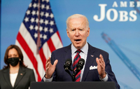 US-Präsident Joe Biden will verhindern, dass die Pipeline zu Ende gebaut wird. Foto: Kevin Lamarque/Reuters