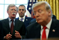 Ende einer komplizierten Beziehung: Sicherheitsberater John Bolton und US-Präsident Donald Trump gehen getrennte Wege. Foto: /Leah Millis/REUTERS