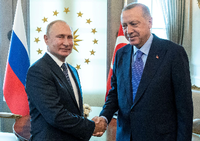 Der russische Präsident Putin und der türkische Präsident Erdogan im September 2019 in Ankara Foto: Reuters/Pavel Golovkin