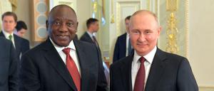 Wladimir Putin und Cyril Ramaphosa