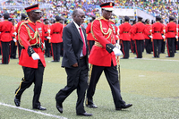 Präsident John Magufuli im Uhuru Stadium in Dar es Salaam. Foto: REUTERS