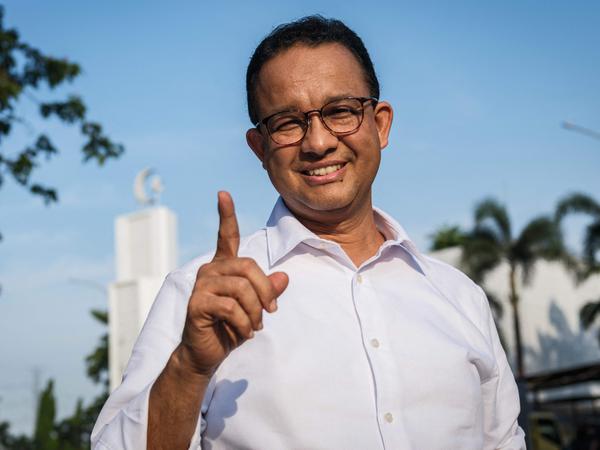 Der einzige Präsidentschaftskandidat der Opposition: Anies Baswedan, Ex-Gouverneur von Jakarta.