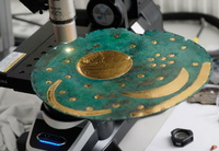 Mikroskop macht Goldpartikel sichtbar
