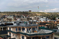Der Stadtteil Scherpur in Kabul. Viele Villen stehen hier leer. Foto: AFP