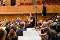 Stephan Frucht wird beim Konzert im RBB-Sendesaal dirigieren. Foto: Stefan Hoederath/Siemens