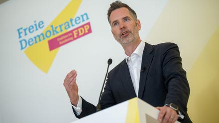 Der Fraktionschef der FDP im Bundestag: Christian Dürr.