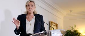 Marine Le Pen, Fraktionschefin ihrer rechtspopulistischen Partei Rassemblement National (RN) in der französischen Nationalversammlung.