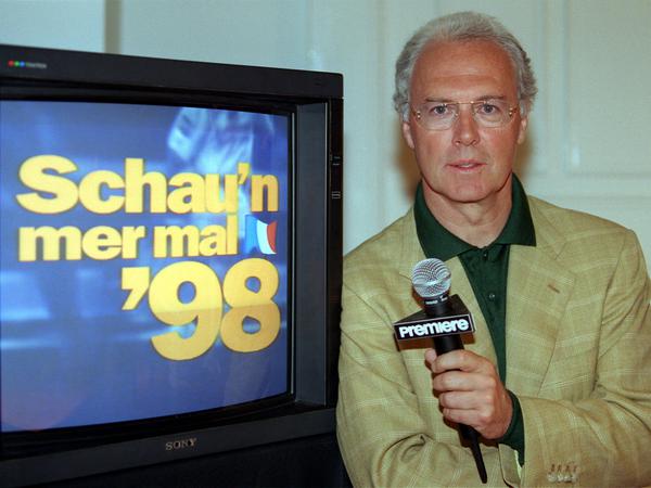 Auch als Moderator war Franz Beckenbauer zeitweise tätig.