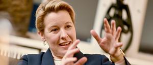 Berlins Regierende Bürgermeisterin Franziska Giffey (SPD) spricht im dpa-Interview.