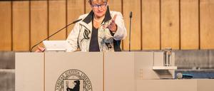 Bundesverfassungsrichterin Susanne Baer im Henry-Ford-Bau der Freien Universität.