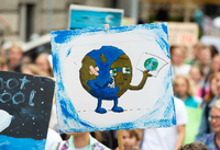 Mit den Klima-Demonstranten, hier in Hamburg, möchten die Entrepreneurs for Future sich solidarisch zeigen. Foto: Georg Wendt/dpa