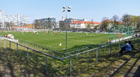 Hier wird nun Regionalliga gespielt: das Hans-Zoschke-Stadion von Lichtenberg 47. Foto: imago images/Matthias Koch