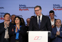Der serbische Präsident Vucic hat die neuerlichen Wahlen wohl gewonnen. Foto: Antonio Bronic/REUTERS