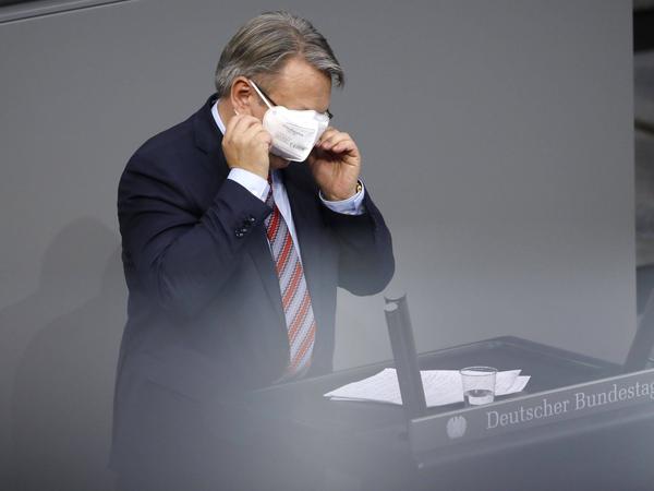 Stolperte über einen Maskendeal: Georg Nüßlein, ehemaliger stellvertretender Vorsitzender der CDU/CSU-Bundestagsfraktion und Ex-CSU-Mitglied. 