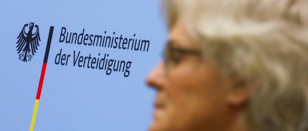 Noch-Verteidigungsministerin Christine Lambrecht (SPD) 