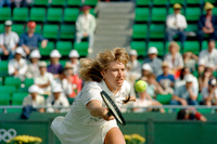Bis heute ist sie die einzige Spielerin, die neben allen Grand-Slam-Turnieren in einem Jahr auch den Wettbewerb bei den Olympischen Spielen gewinnen konnte (1988). Foto: Mark Cardwell/FP