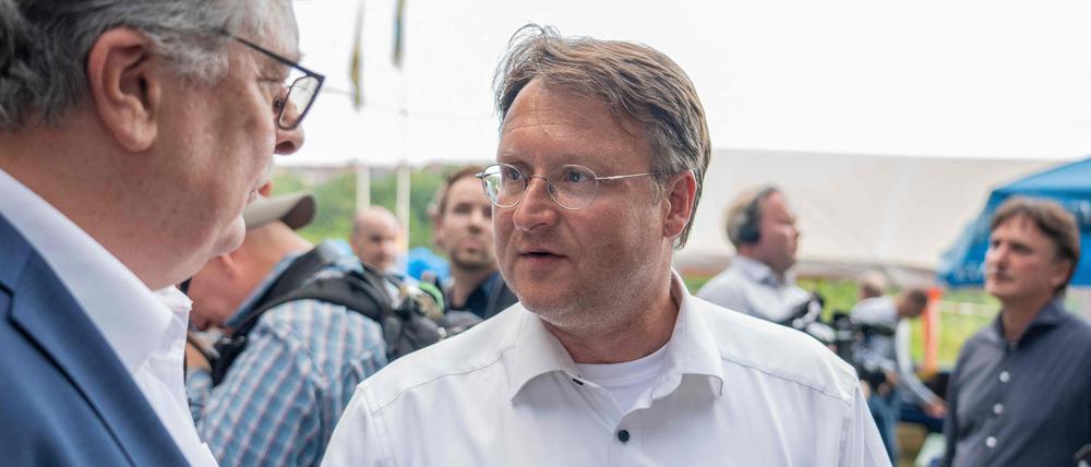 Robert Sesselmann wurde am Sonntag im Landkreis Sonneberg zum ersten AfD-Landrat Deutschlands gewählt.