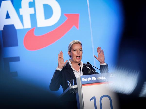 Parteichefin Alice Weidel hält die EU für „übergriffig“.
