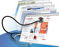 Internetseiten zum Thema Gesundheiten boomen ebenso wie Health-Apps. Bloß die Gesundheitskarte kommt nicht voran. Foto: dpa