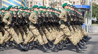 Militärparade zum ukrainischen Tag der Unabhängigkeit. Foto: dpa