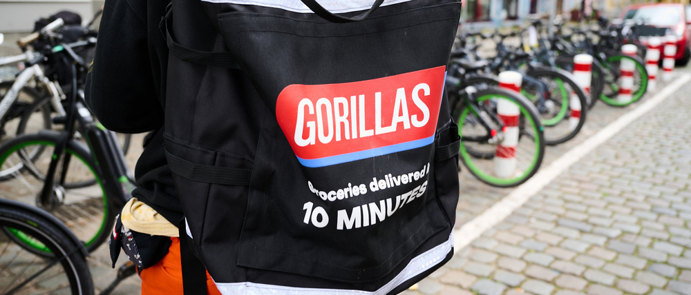 Das Start-up Gorillas wurde 2019 in Berlin gegründet. Bereits im Sommer leitete die Senatsverwaltung ein Bußgeldverfahren ein.