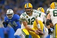 Quarterback der Green Bay Packers: Aaron Rodgers Foto: imago images/Jorge Lemus