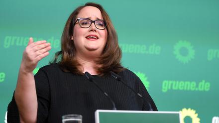 Ricarda Lang, Bundesvorsitzende von Bündnis 90/Die Grünen, verteidigt ihre Haltung.
