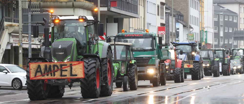 Großdemo in Siegen: Bauern gegen die Ampel