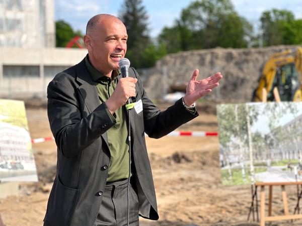 Wista-Geschäftsführer Roland Sillmann: Seine landeseigenes Unternehmen betreut den Technologiepark Adlershof, aber auch „Zukunftsorte“ wie das Fubic.