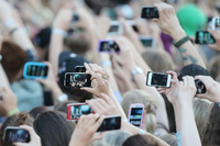 Smartphones bei Konzerten
