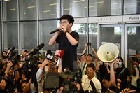 Hongkong-Aktivist Joshua Wong in Berlin 
