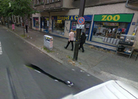Aus die Maus. Die Zoohandlung in Friedrichshain existiert nur noch bei Street View. Foto: Google Street View